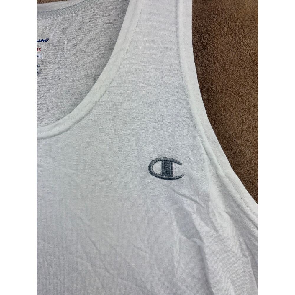 NWT Champion Men's XL White Race Day Singlet Running Workout Tank Top Athletic - Picture 2 of 6